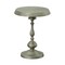 Contemporary Home Living Pedestal-Style Metal Accent Table - 24" - Antique Nickel